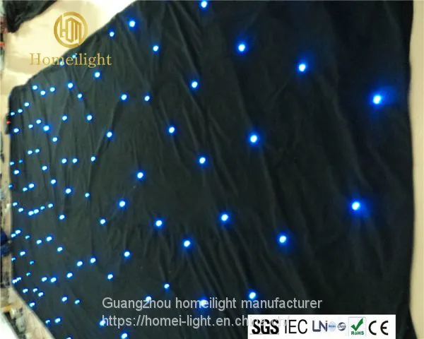 RGB Skylighting Star Curtain for Wedding Backdrop Led Star Curtain photo-2