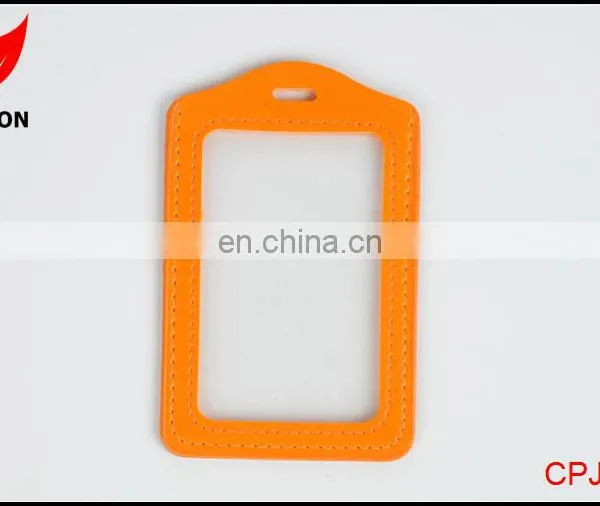 Factory Supply Transparent PU ID Card Holder photo-3