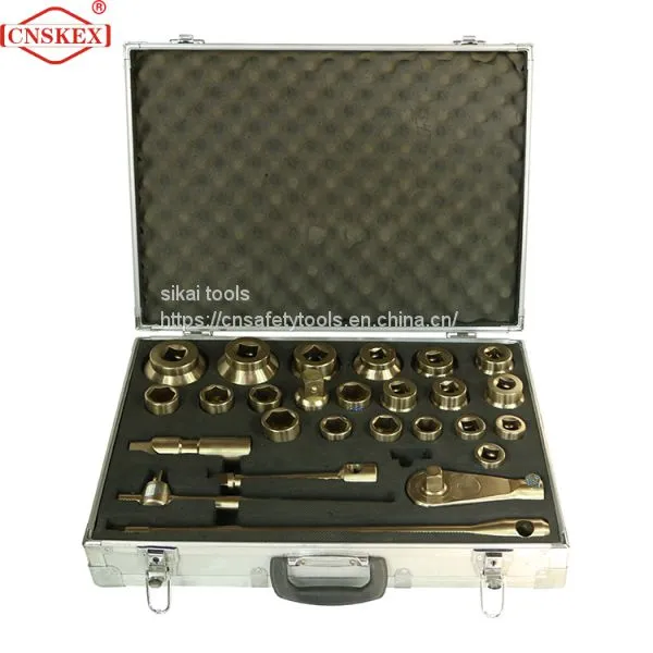 Sparkless explosion proof 3/4 Inch socket tools set  AL-CU