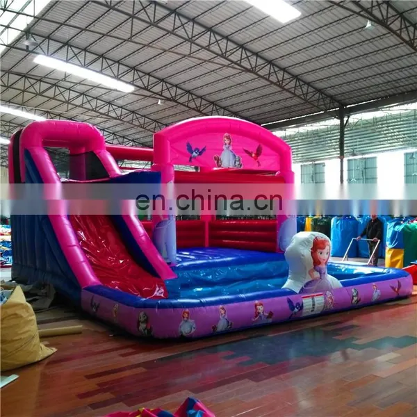 Air Pop up Popular Princess Theme Kids Party Inflatables With Pool and Ocean Balls photo-4