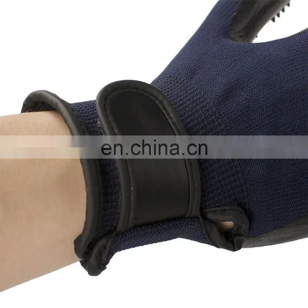 Custom Logo Pet Dog Hair Removal Grooming Silicone Glove photo-5