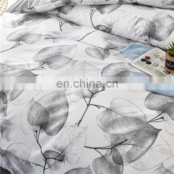 Hotel Solid Color Imitated Silk Luxury Satin Comforter Bedding Set 3pcs Hotel Bedding Set photo-4