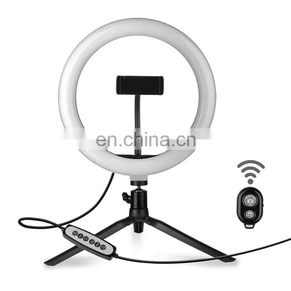 Newest 10 Inch Selfie Ring Light Photography Lighting Led RGBW Ring Light 32 Colors With Tripod Stand photo-4
