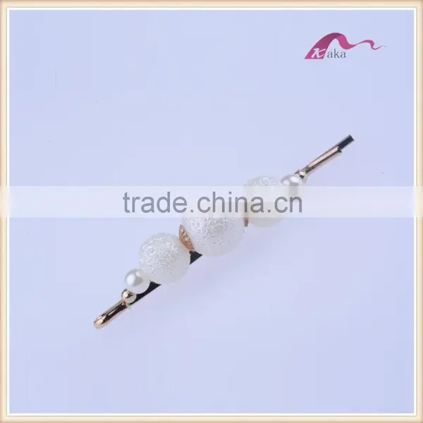 China New Arrival Latest Fashion Girls Pearls Charm Hair Grips for Girls photo-2