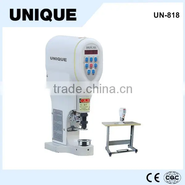 UN-818 snap fastening machine electronic snap button attaching machine