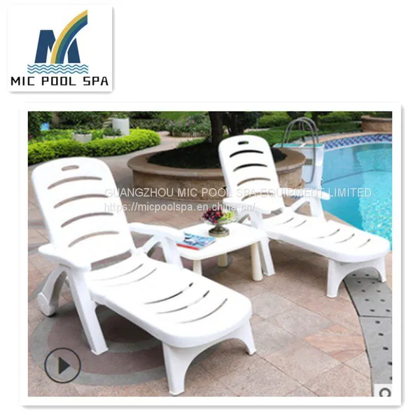 Outdoor Garden Beach Chair, Plastic Furniture