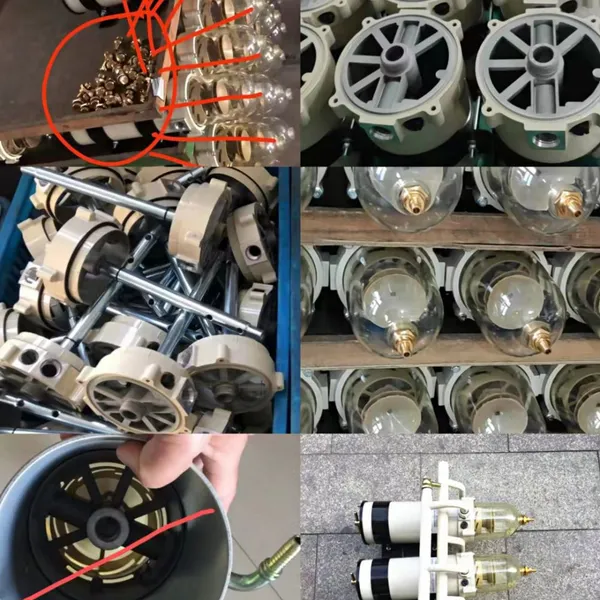 Suitable for 1000FG Automobile Oil-water Separator Assembly Diesel Filter Element Coarse Filter Diesel Filter Retrofit Filter Installation photo-5