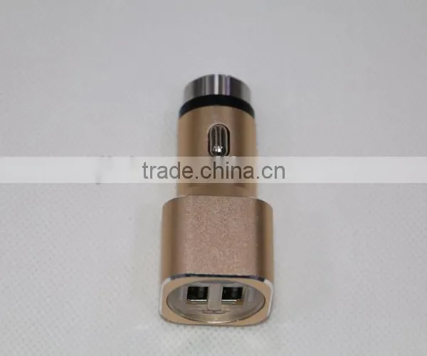 Two Interfaced USB Car Vehicle Charger With PVC Blister Gift Box Mobile Accessories photo-6