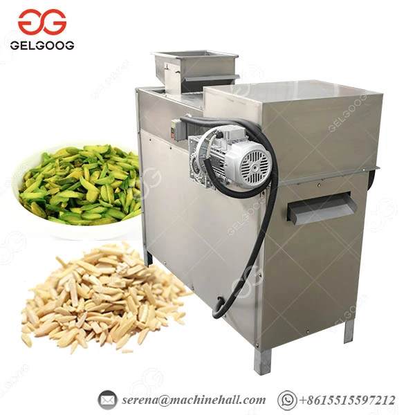 Almond Strip Cutter Machine Peanut Stripping Machine 1kw photo-3