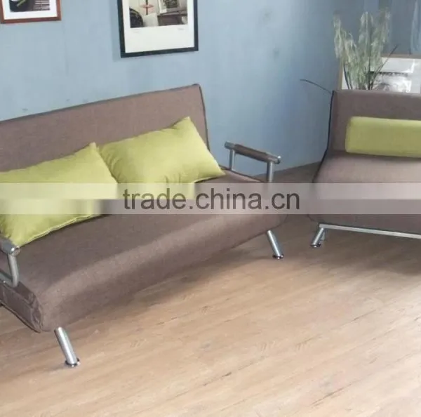 Modern Living Room Steel Structure Cheap Fabric Folding Futon Sofa Bed China Supplier photo-3