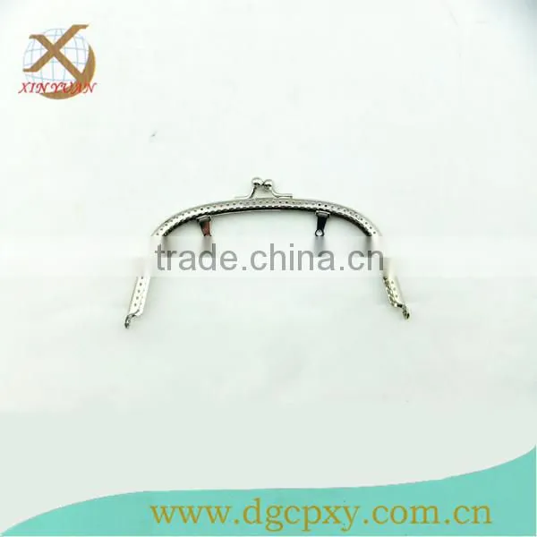 16*7.5cm Nickel High Quality DIY Sewing Coin Purse/handbag Frame Kiss Clasp photo-2
