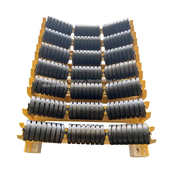 CEMA Belt Conveyor Q235 Carbon Steel Impact Roller for Sand Stone photo-2