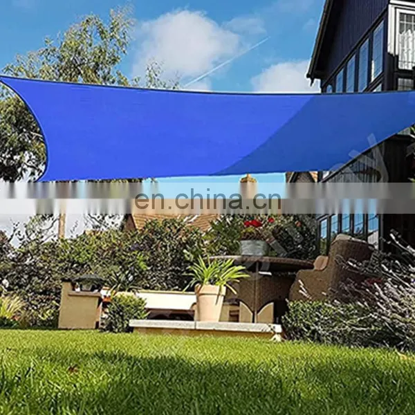 Beautiful Blue Color 8.2*8.2 Feet Rectangle Canvas Sun Shades Canopy Awning for Deck or Patios photo-4