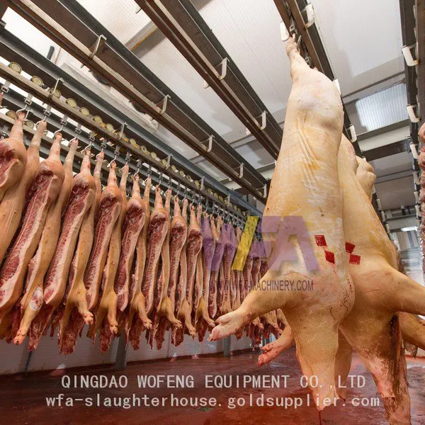 Hog Swine Pig Slaughtering Line Carcass Transportation&Store Convey Rail For Slaughterhouse Plant photo-2