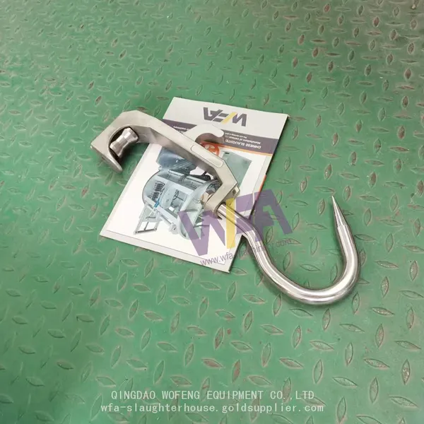 Suitable For Slaughtering Equipment Stainless Steel Pulley Hooks Livestock Abattoir Slaughterhouse photo-5