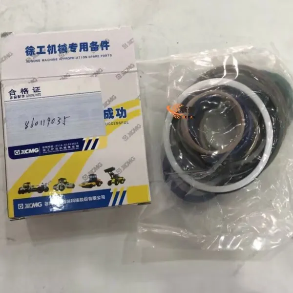 XCMG 860119035 XGYG01-124/125 КОМПЛЕКТЫ РЕМОНТА СТЕЕРИНГОВОГО ЦИЛИНДРА 0,14 кг для погрузчика на колесах XCMG