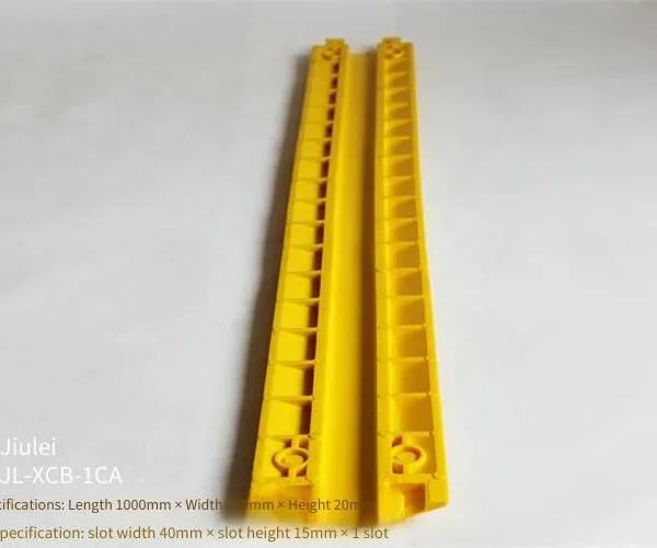 Jiulei Brand Jl-xcb-1ca | Rubber and Plastic Bridge Belt [model] Length 1000mm * Width 130mm * Height 20mm | Slot Width 40mm * Slot Height 15mm * 1 Slot photo-2