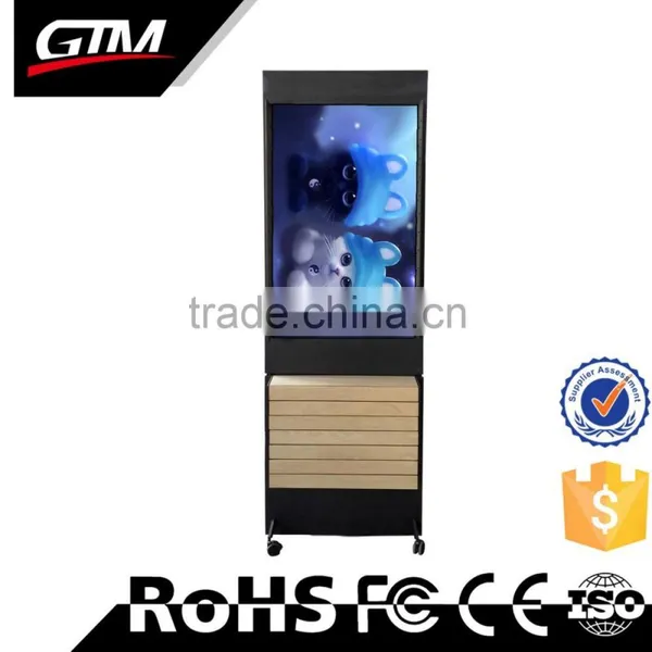 Factory Price Display Rack For Magazine Player Ad Tv Stand