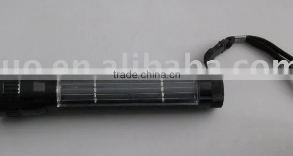 LED solar flashlight