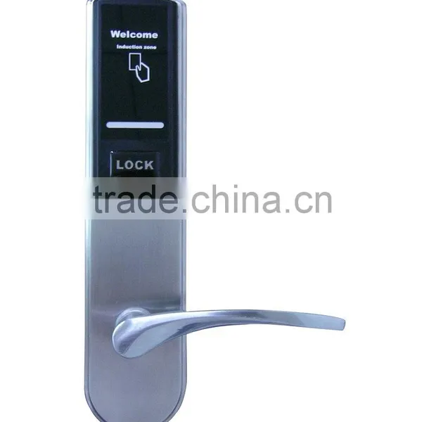 High-level keycard door lock for Marriott hotel