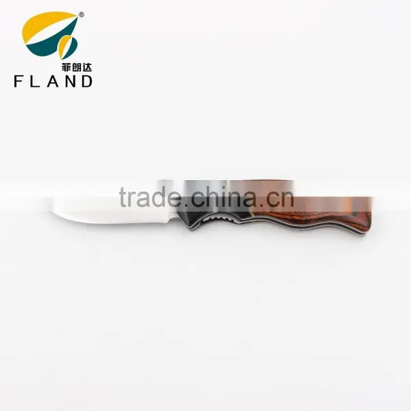 2015 Good Quality With Rose Wood Handle Stainless Steel Knife Pocket photo-4