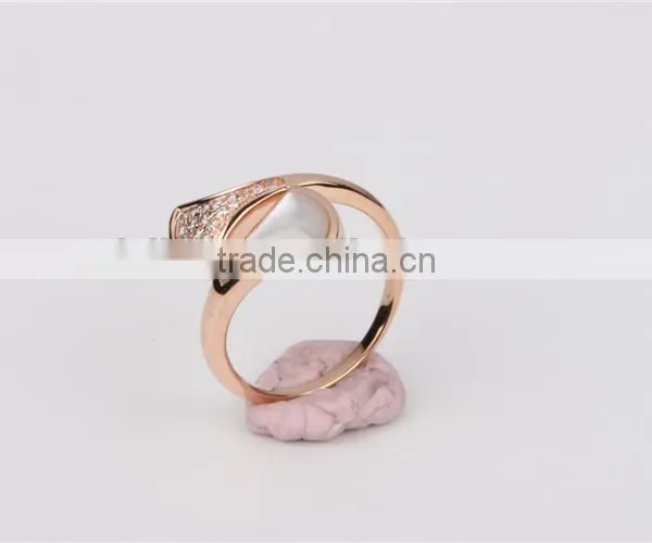 Italy Famous Jewellry 14K Gold Diamonds Ring Fashion Jewelry photo-2