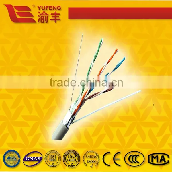 Factory Lowest Price Copper Network Cable 2/4pairs 24AWG UTP Cat5e Cable 305m Wholesale photo-2