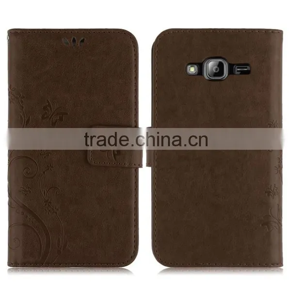 Luxury Stand Holder 6 Inch Matte Back Cover pu Leather Case for Opp Neo 5/J5 photo-3
