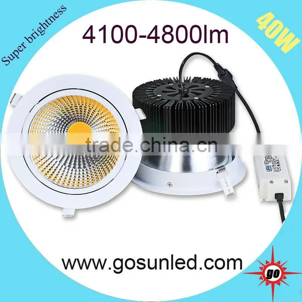 Best Effiiciency High Lumen 4800lm Super Brightness Cob Led Downlight 40w photo-4
