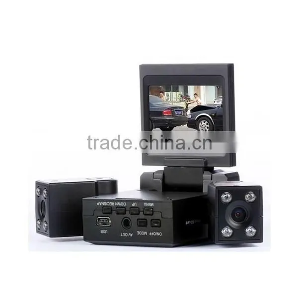 Car Dvr Night Vision Two Camera Rear View Camera H3000 Quality Choice photo-3