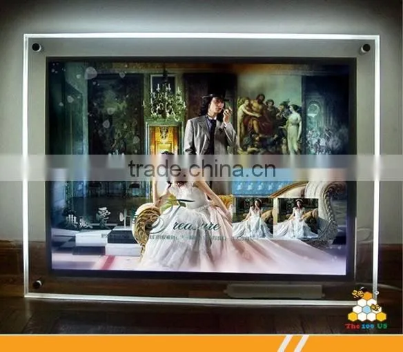Factory Acrylic Photo Frame LED Light Crystal Light Box With Best Price photo-3