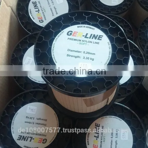 Best Quality Nylon Monofilament Fishing Lines 100% Made in Germany Bulk Spools 0.08-0.60mm MEGASTRONG-SOFT Light Grey photo-3