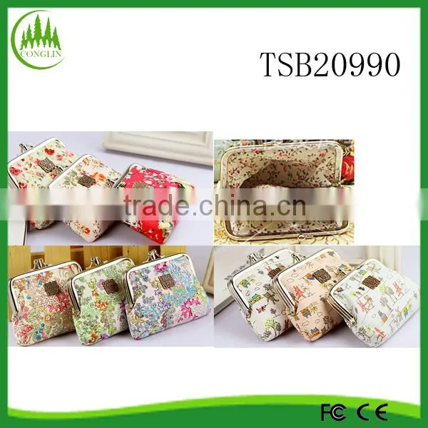 New Fashion Women's Wallet Handbag Purse Shoulder Bag Clutch Bag Floral Print Evening Bag