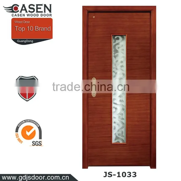 China Supplier New Fashion Design Interior Frosted Shatterproof Glass Bathroom Door for Home Decoration photo-5