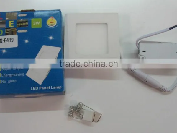 3W and Round Recessed LED Panel Light photo-3