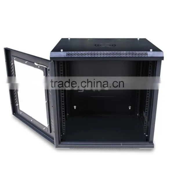 9U Wall Mount IT Network Server Data Cabinet Enclosure Rack Glass Door Locking photo-3