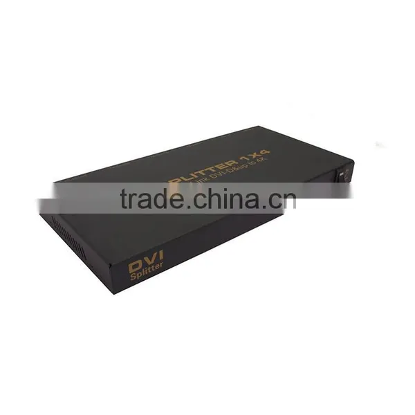 4 Port DVI Single Link Video Audio 4port Dvi Splitter With Power Led and Working Led photo-3