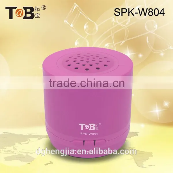 Fashion Colouful Wireless Portable Mini Speaker With fm Radio Built in Amplifier Usb Charge in Dongguan photo-3