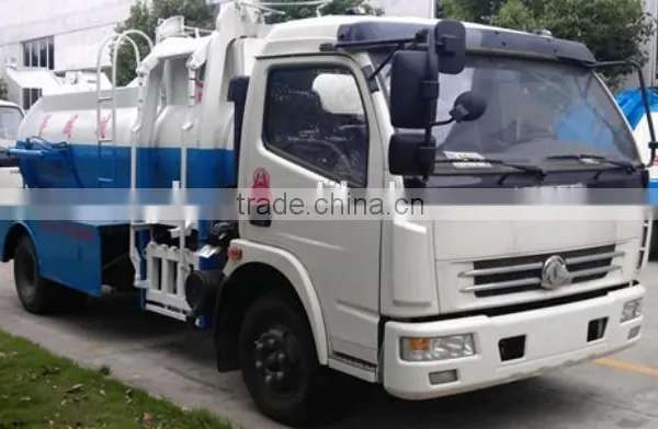 New Condition 5000KG Diesel Kitchen Garbage Truck for Sale photo-3