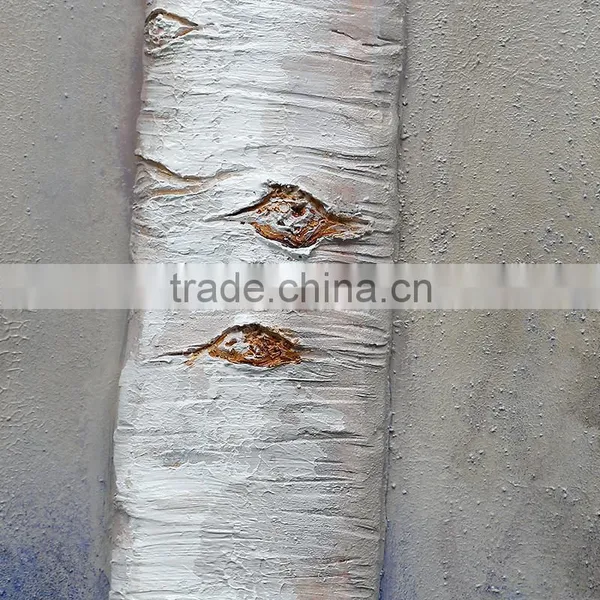 Hand Made Sculpture Relief Crafts Tree Oil Painting photo-3