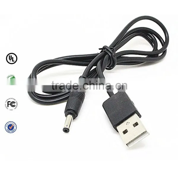 Whosale Custom USB 2.0 to 5.5 x 2.1mm/ 5.5 x 2.5mm dc Cable photo-3