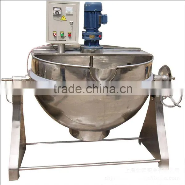 Tilting Electric Heating Jacketed Kettle / Boiler Stainless Steel Cookware Set photo-3