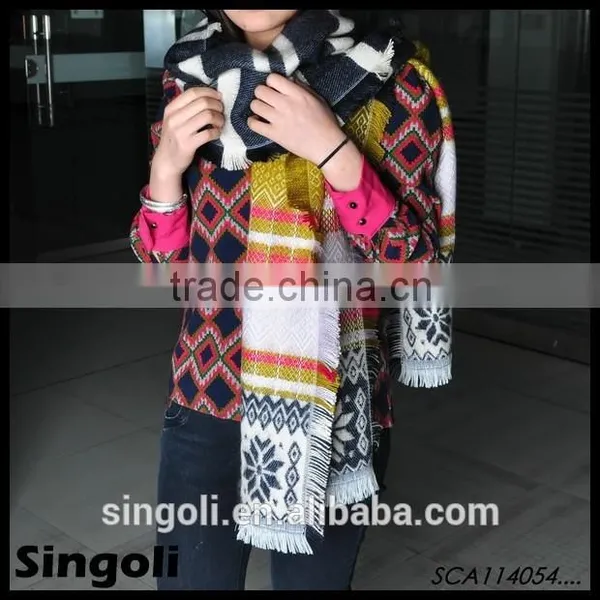 Fashio Trendy 2015 Spring Ladies Bohemia Weave Scarf photo-5