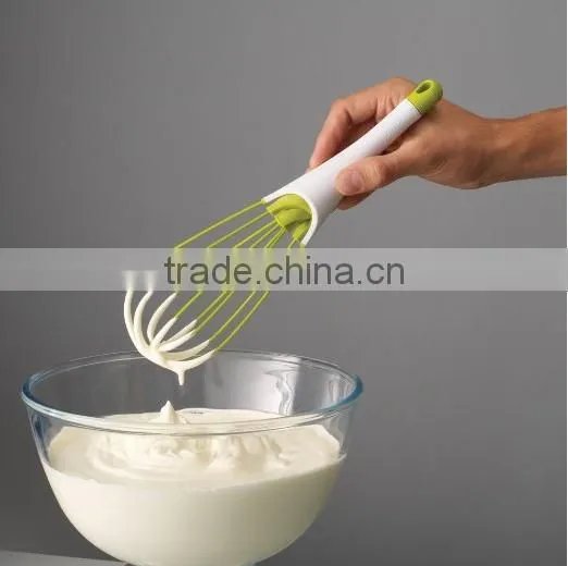2-in-1 Silicone Whisk Egg Beater photo-3