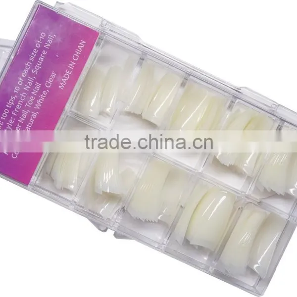 100 Nail Tips / Artificial Nail in Box