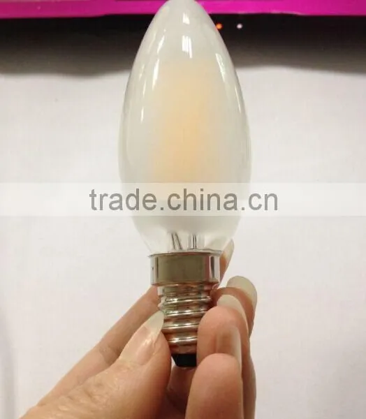 C35 2W LED FILAMENT Candle Lights Frosted Glass 110V E12S US photo-2