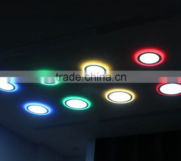 Wholesale 3 Years Tow Color Embedded Panel Light 3w 6w 12w 18w photo-3