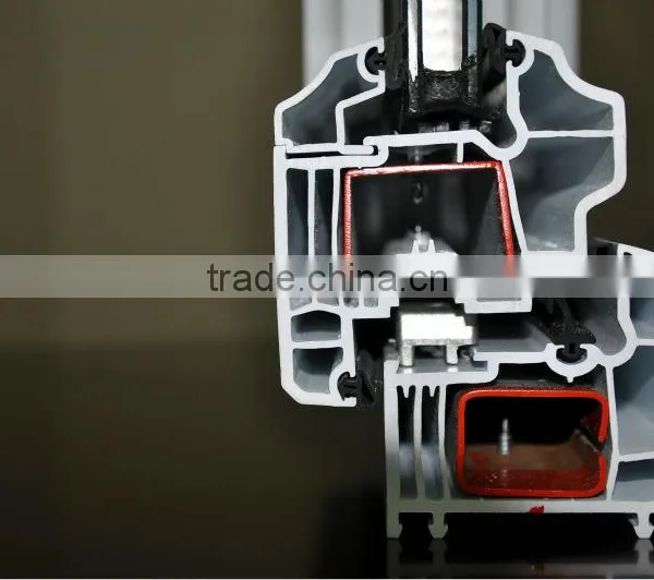 PVC Window Frame Conch New 70 Series UPVC Profiles Inwards Opening