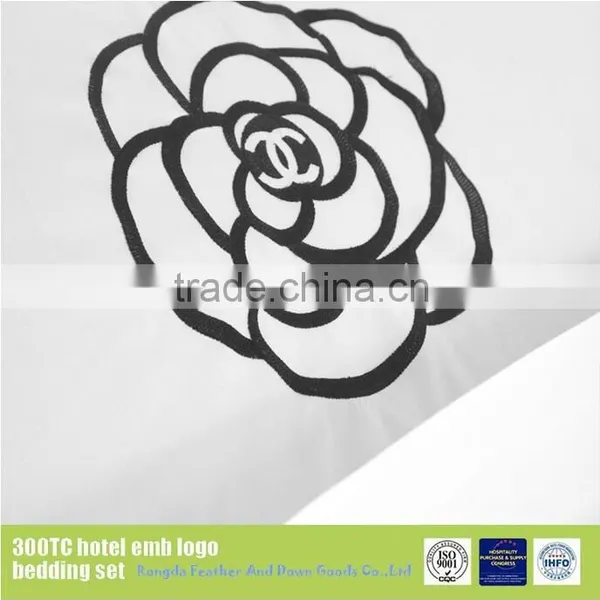 Embroidery Bed Sheet Luxury Hotel Bedding 100% Cotton Manufacturer in China photo-4