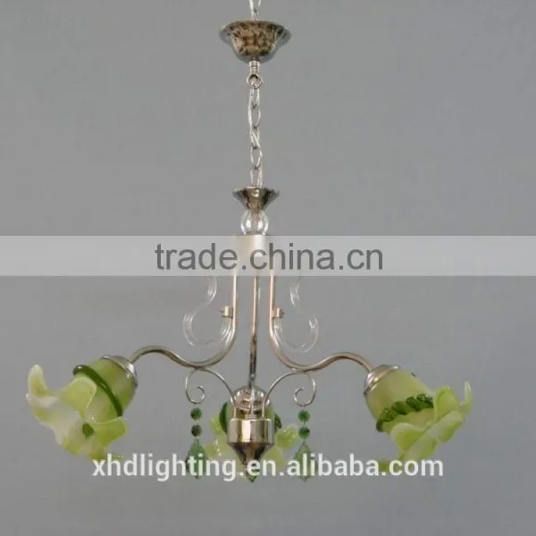 Green Retro Vintage Home Decor Flower Chandelier With China Export Factory photo-6